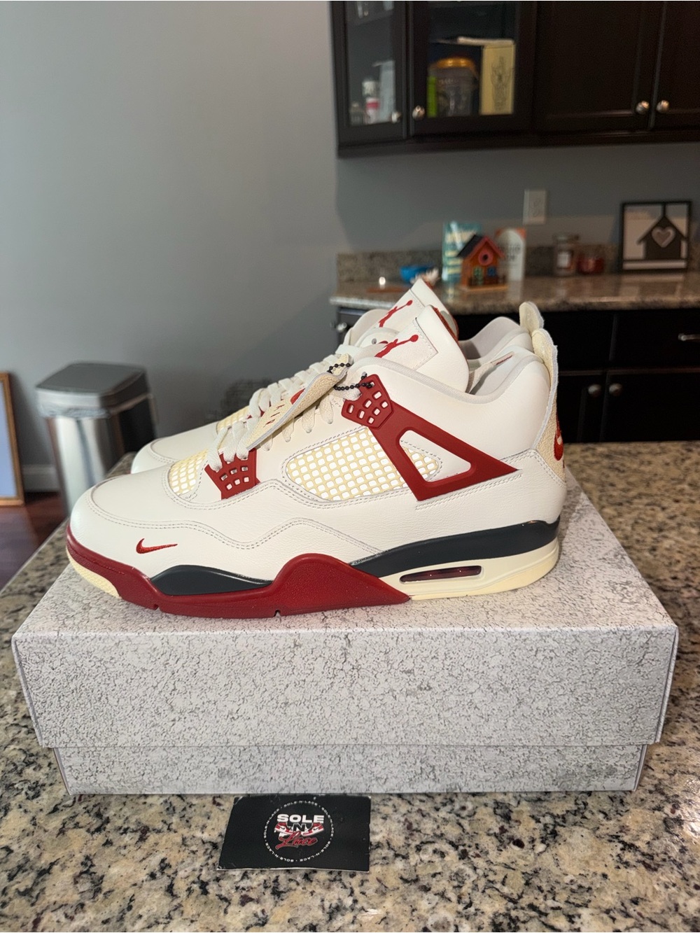 Size 13 Jordan 4 Retro OG SP Nigel Sylvester Brick After Brick SKU IQ8055-100